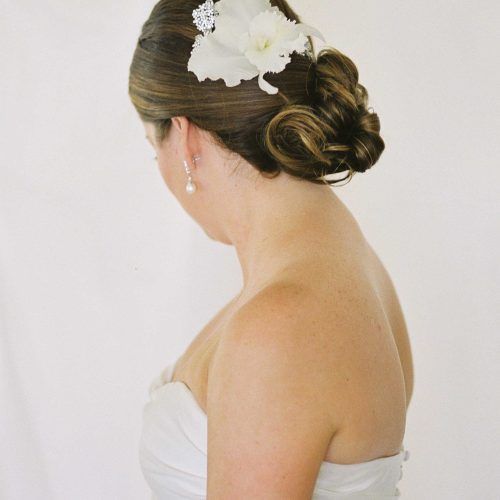 High Updos With Jeweled Headband For Brides (Photo 6 of 20)
