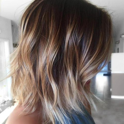 Shaggy Ombre Lob Hairstyles (Photo 8 of 20)