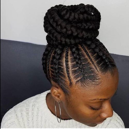 Braided Updo Hairstyles With Weave (Photo 2 of 15)