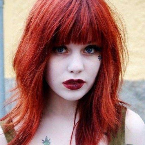 Medium Hairstyles For Red Hair (Photo 13 of 20)
