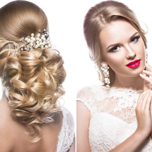Brushed Back Beauty Hairstyles For Wedding (Photo 18 of 20)