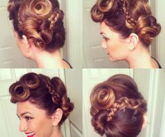 20 Best Collection of Vintage Inspired Braided Updo Hairstyles