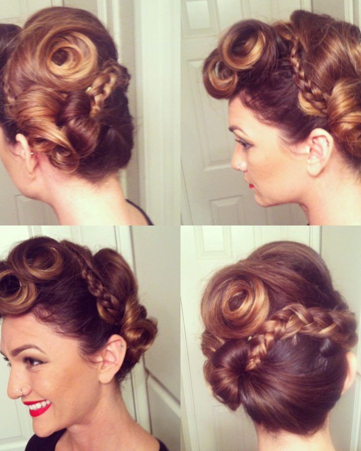 20 Best Collection of Vintage Inspired Braided Updo Hairstyles