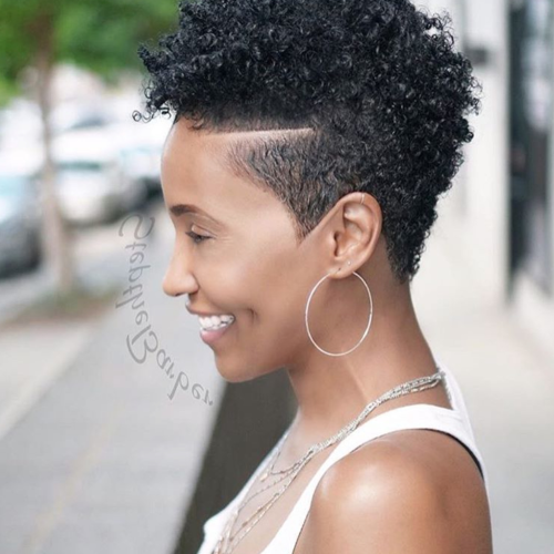 Soft Curly Tapered Pixie Hairstyles (Photo 5 of 20)