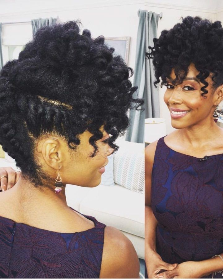 15 Best Natural Updo Hairstyles
