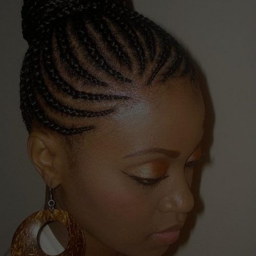 Lovely Black Braided Updo Hairstyles (Photo 5 of 20)