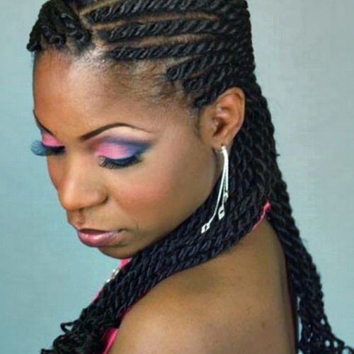 Lovely Black Braided Updo Hairstyles (Photo 6 of 20)