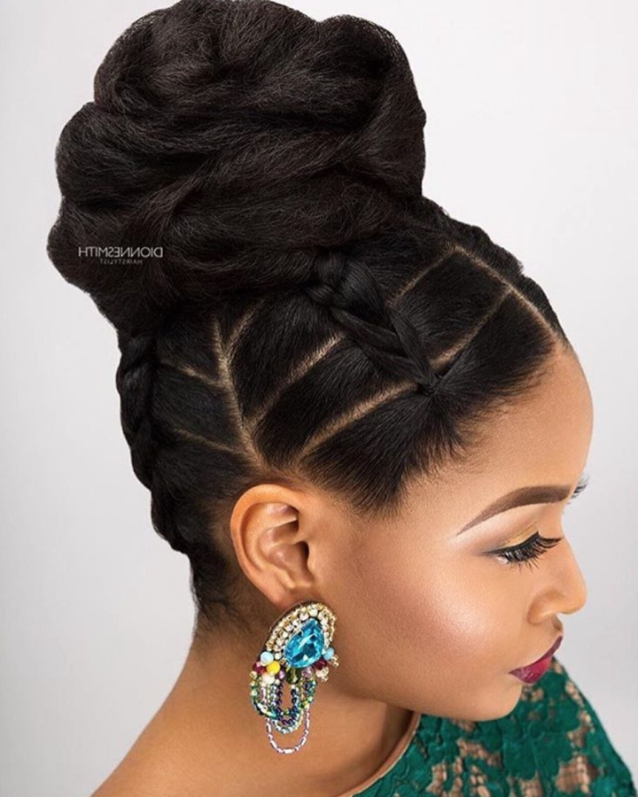 15 Inspirations Black Updo Hairstyles for Long Hair