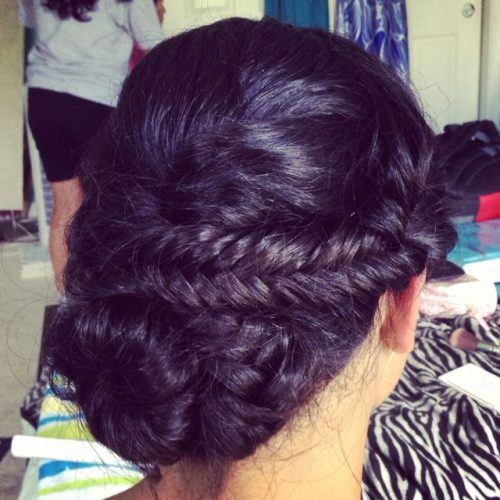 Folded Braided Updo Hairstyles (Photo 18 of 20)