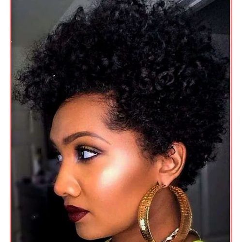 Black Women Natural Medium Hairstyles (Photo 9 of 20)
