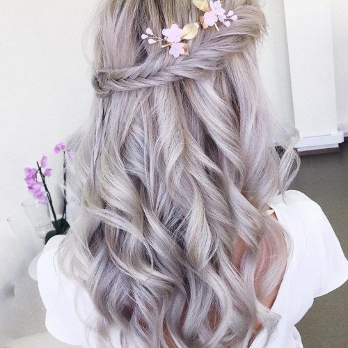 Braided Lavender Bridal Hairstyles (Photo 13 of 20)