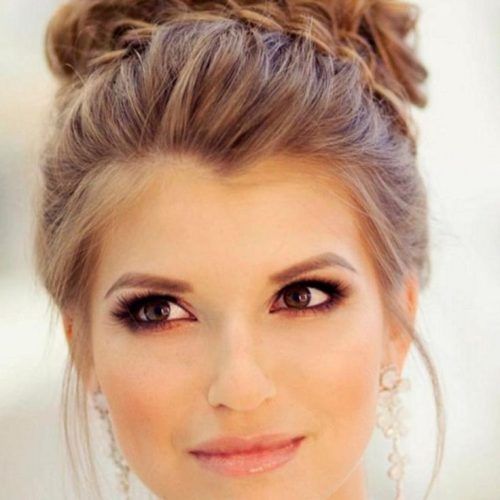 Wedding Hairstyles For Long Hair And Strapless Dress (Photo 12 of 15)
