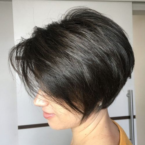 Angled Pixie Bob Hairstyles With Layers (Photo 1 of 20)
