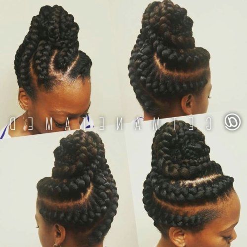 Regal Braided Up-Do Ponytail Hairstyles (Photo 1 of 20)