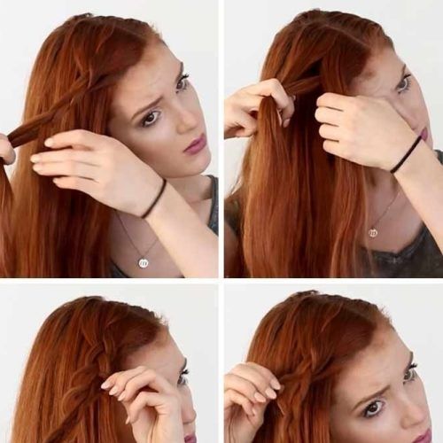 Double French Braid Crown Ponytail Hairstyles (Photo 4 of 20)