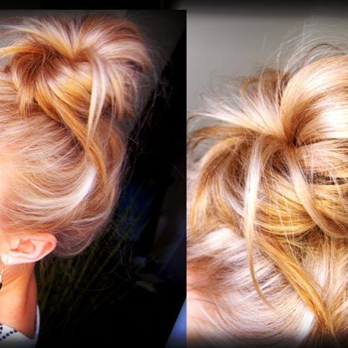Loose Messy Ponytail Hairstyles For Dyed Hair (Photo 18 of 20)