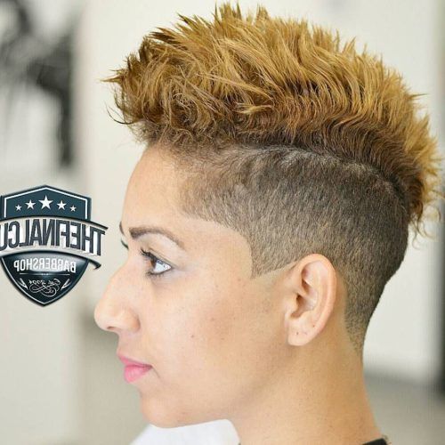Mohawk Hairstyles With Length And Frosted Tips (Photo 6 of 20)