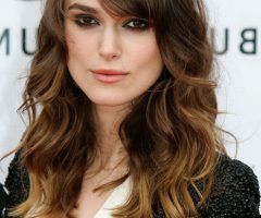 20 Best Ideas Long Wavy Hairstyles with Side-swept Bangs