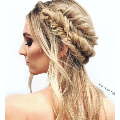 Double-Crown Updo Braided Hairstyles (Photo 6 of 20)