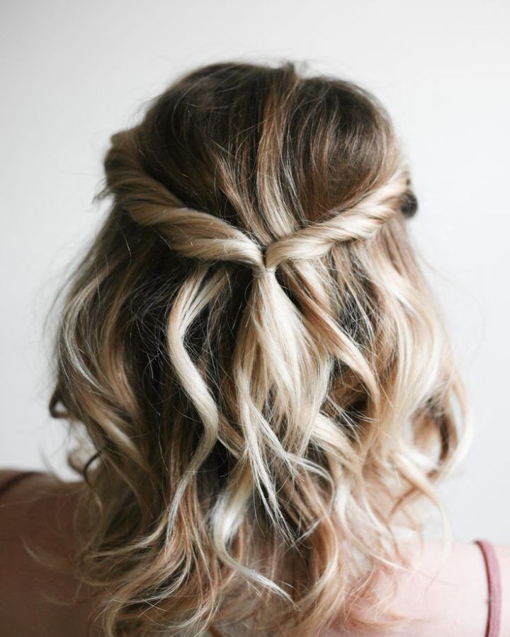 Twisted Prom Hairstyles Over One Shoulder