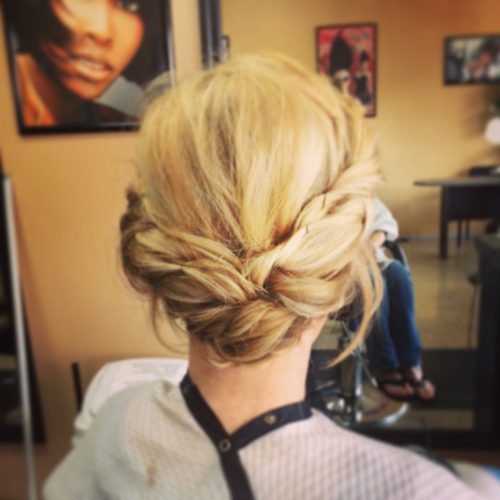 Twisted Low Bun Hairstyles For Prom (Photo 10 of 20)