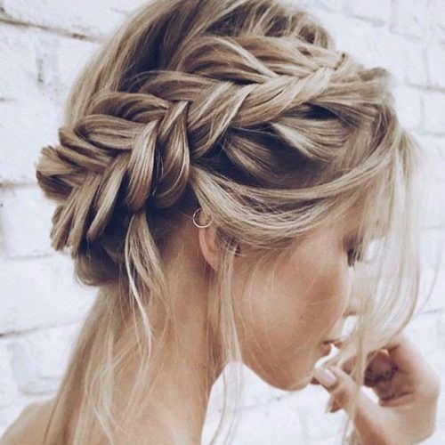 Braided Wedding Hairstyles With Subtle Waves (Photo 6 of 20)
