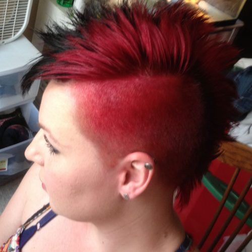 Blue Hair Mohawk Hairstyles (Photo 13 of 20)