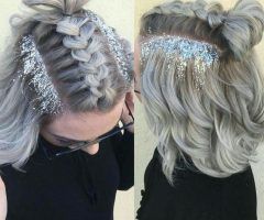20 Best Ideas Glitter Ponytail Hairstyles for Concerts and Parties