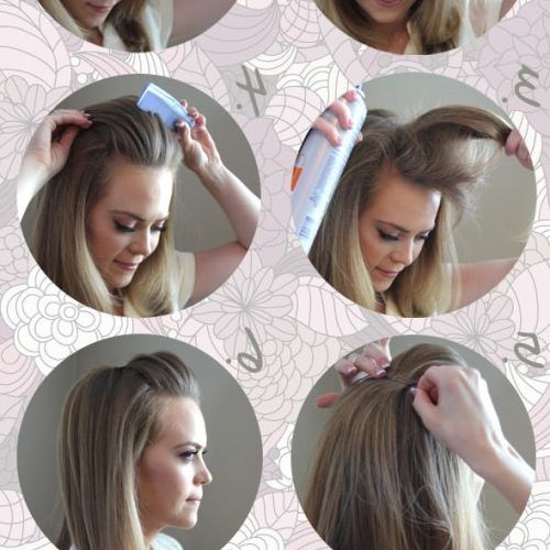 Messy Blonde Ponytails With Faux Pompadour (Photo 12 of 20)