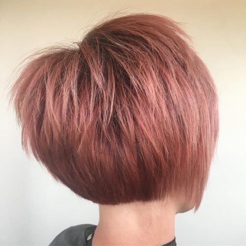 Rose Gold Pixie Hairstyles (Photo 11 of 20)