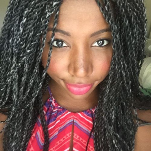 Black Layered Senegalese Twists Pony Hairstyles (Photo 4 of 20)