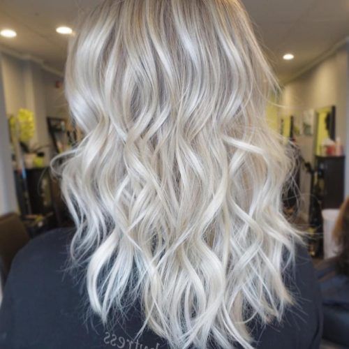 White Blonde Curls Hairstyles (Photo 14 of 20)