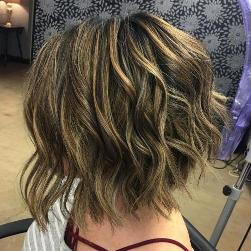 Messy Disconnected Brunette Bob Hairstyles (Photo 5 of 20)