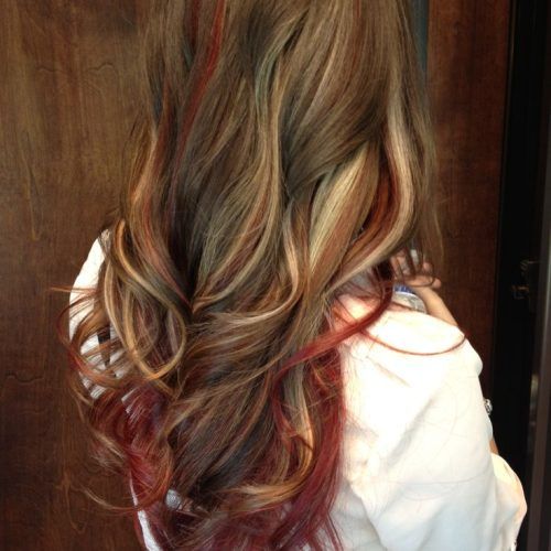 Red Highlights For Type 3C Hairstyles (Photo 6 of 20)