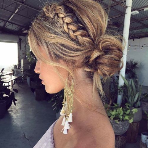 Braided Hairstyles Up In One (Photo 14 of 15)