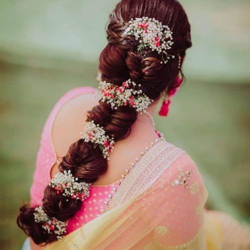 Bridal Flower Hairstyle (Photo 3 of 15)
