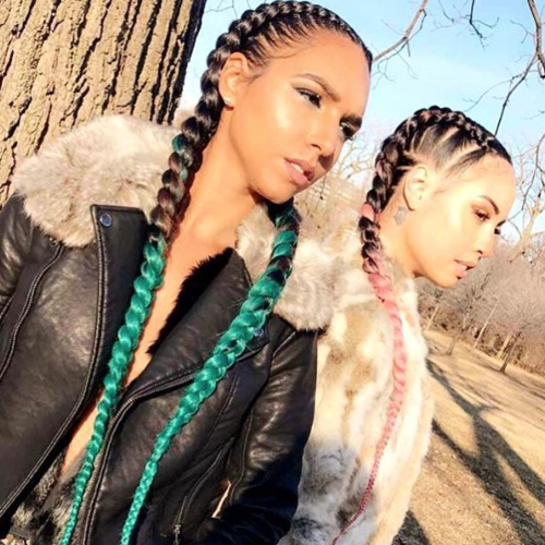 Cornrows Hairstyles With Color (Photo 12 of 15)