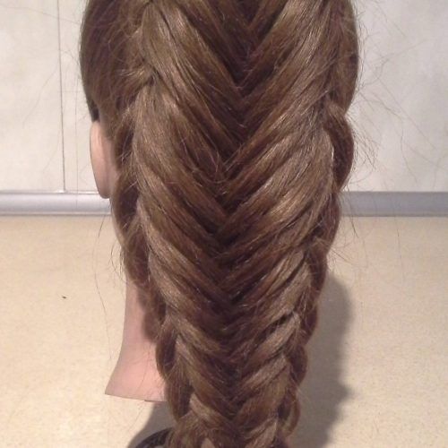 Lattice-Weave With High-Braided Ponytail (Photo 6 of 15)