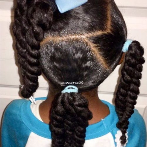 Triple Weaving Ponytail Hairstyles With A Bow (Photo 3 of 20)