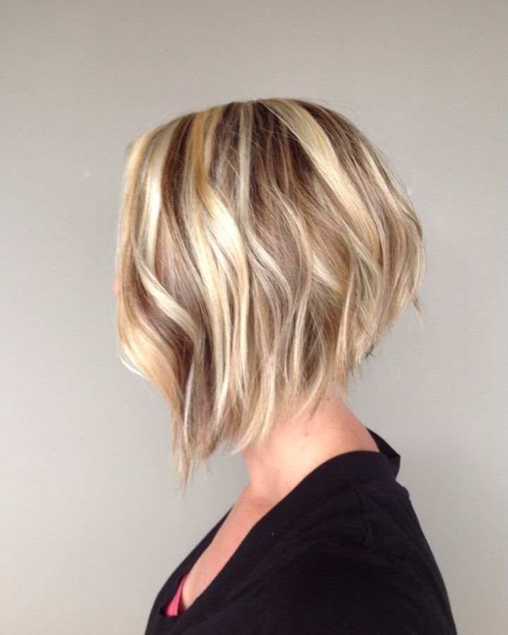 20 Collection of Long Angled Bob Hairstyles with Chopped Layers