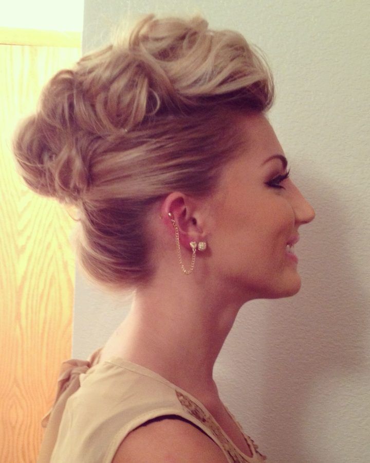 20 Best Pompadour Bun Hairstyles for Wedding
