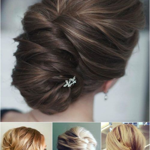 Messy French Roll Bridal Hairstyles (Photo 5 of 20)