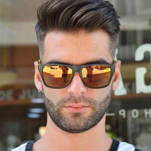Medium Haircuts With Glasses (Photo 18 of 20)