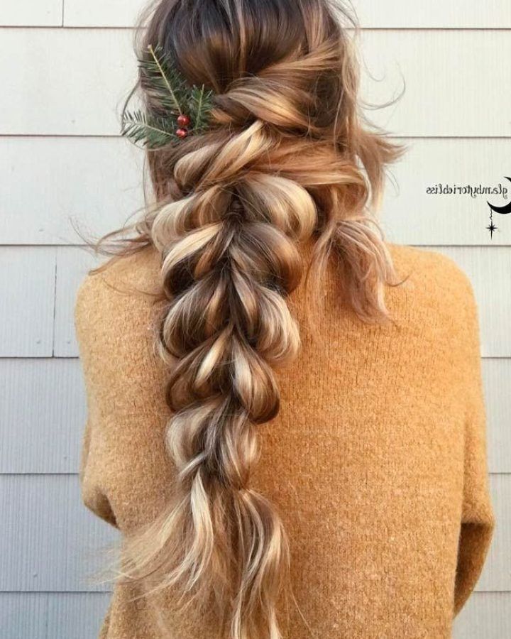 2024 Latest Loose Double Braids Hairstyles