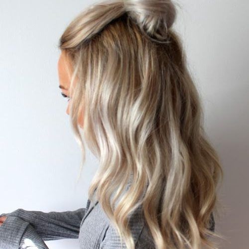 Icy Blonde Beach Waves Haircuts (Photo 6 of 20)