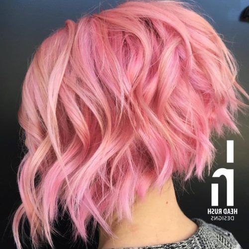 Messy & Wavy Pinky Mid-Length Hairstyles (Photo 4 of 20)