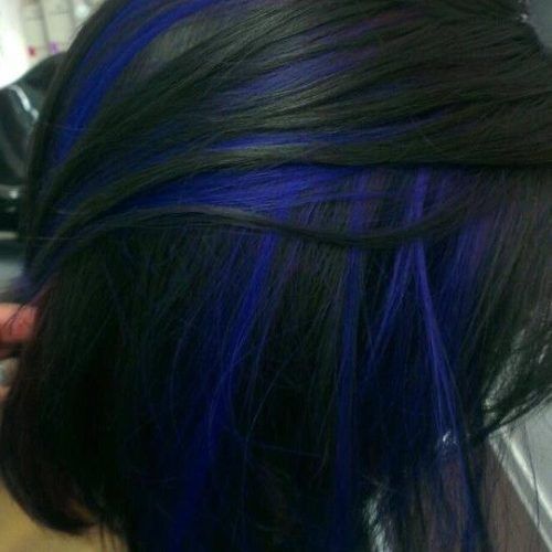 Short Hairstyles With Blue Highlights And Undercut (Photo 13 of 20)