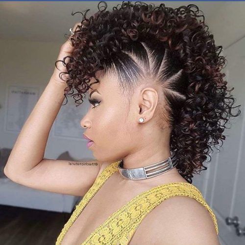 Cute And Curly Mohawk Hairstyles (Photo 4 of 20)