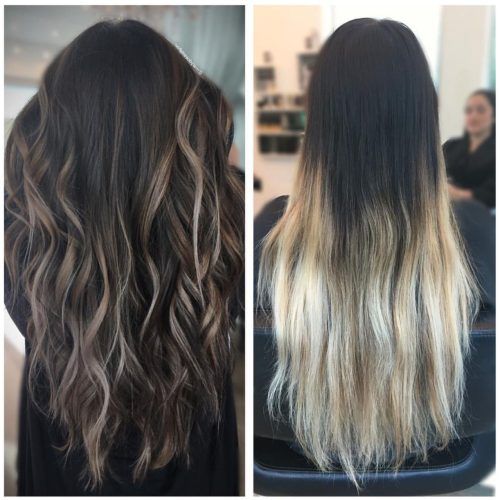 Black To Light Brown Ombre Waves Hairstyles (Photo 11 of 20)
