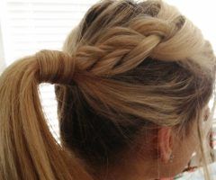 20 Collection of Double Braided Wrap Around Ponytail Hairstyles